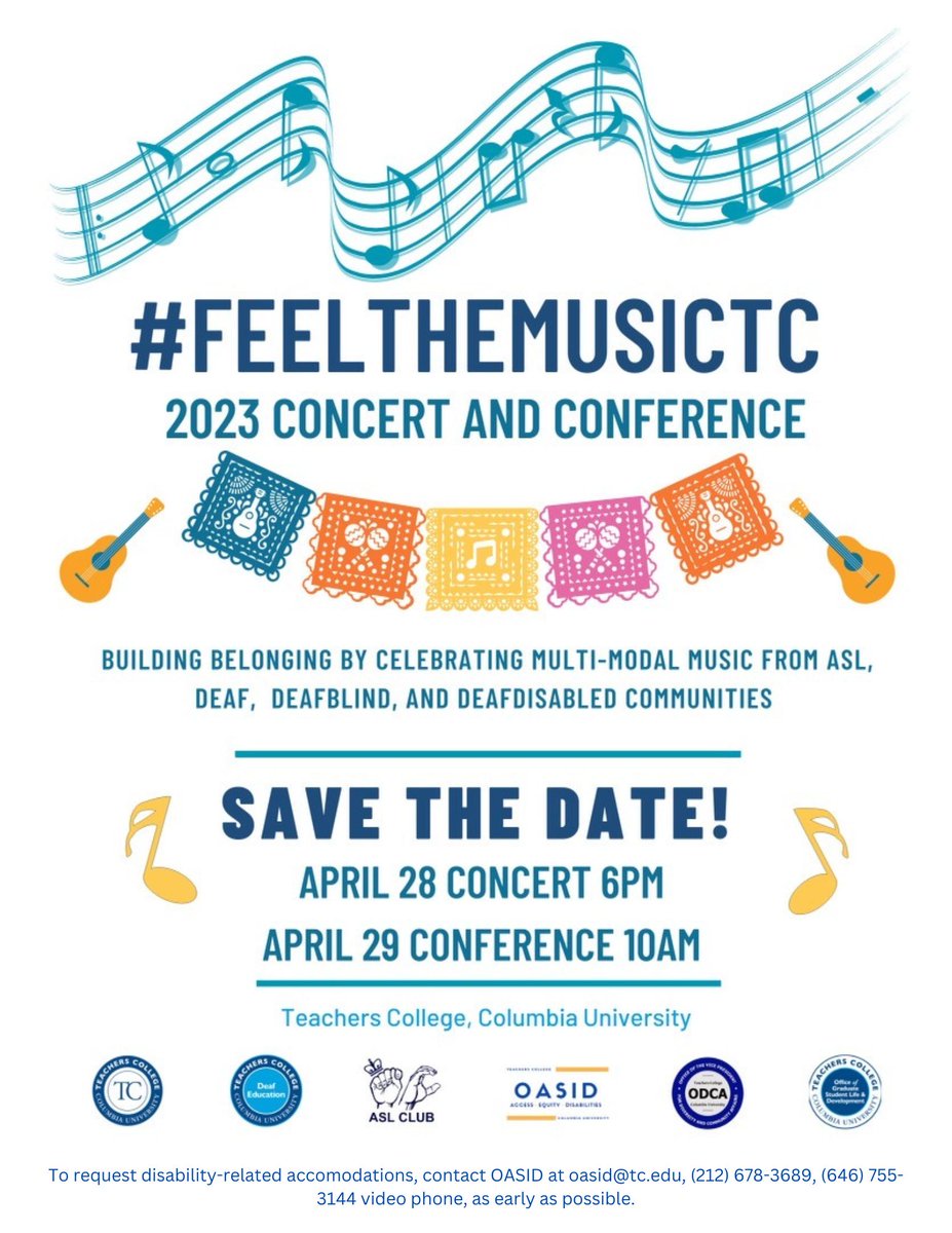 🎵Save the Date!  It's gonna be great!🎶 <a href="/TeachersCollege/">Teachers College, Columbia University</a> <a href="/Columbia/">Columbia University</a>
