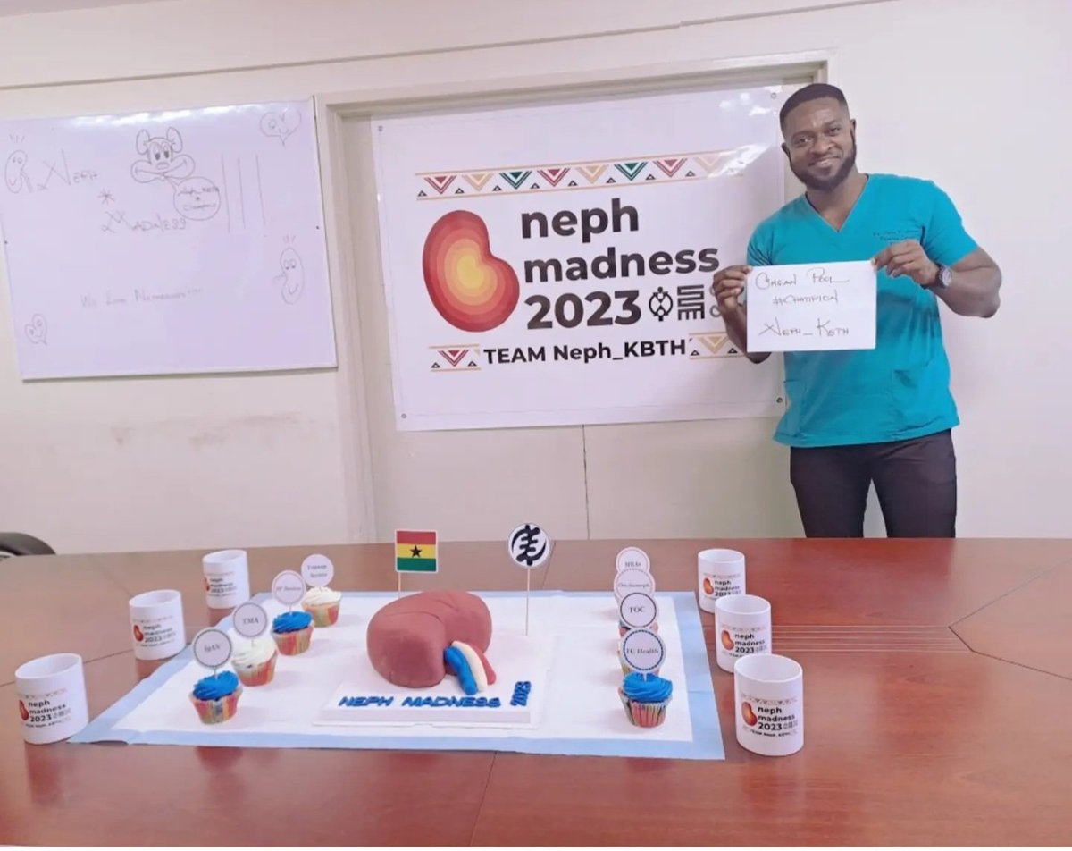 <a href="/Neph_KBTH/">Korle-Bu Teaching Hospital Nephrology</a> <a href="/NephMadness/">NephMadness</a> <a href="/KwakyiEdward/">Edward Kwakyi</a> <a href="/m_tufuor/">Martha</a> <a href="/victorekem/">victorekem</a> <a href="/AkyeampongIsaac/">Isaac Osafo Akyeampong</a> <a href="/DwomoaAdu/">Dwomoa Adu</a> <a href="/OkangYvonne/">Yvonne Okang</a> Awesome stuff.  🇬🇭 #TeamOrganPool #NephMadnessParty