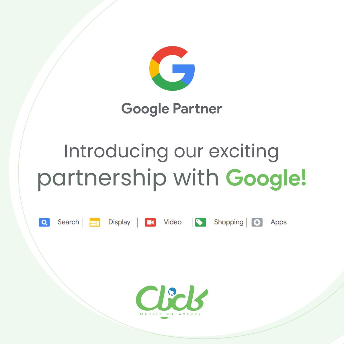 clickiraq's tweet photo. Exciting news from Click Iraq!
We are joining forces with @Google to bring innovative digital marketing solutions to Iraq.
#click #Clickiraq #ClickAgency #google #googlePartners #DigitalMarketing #iraq #kurdistan https://t.co/owyzhJZkYp