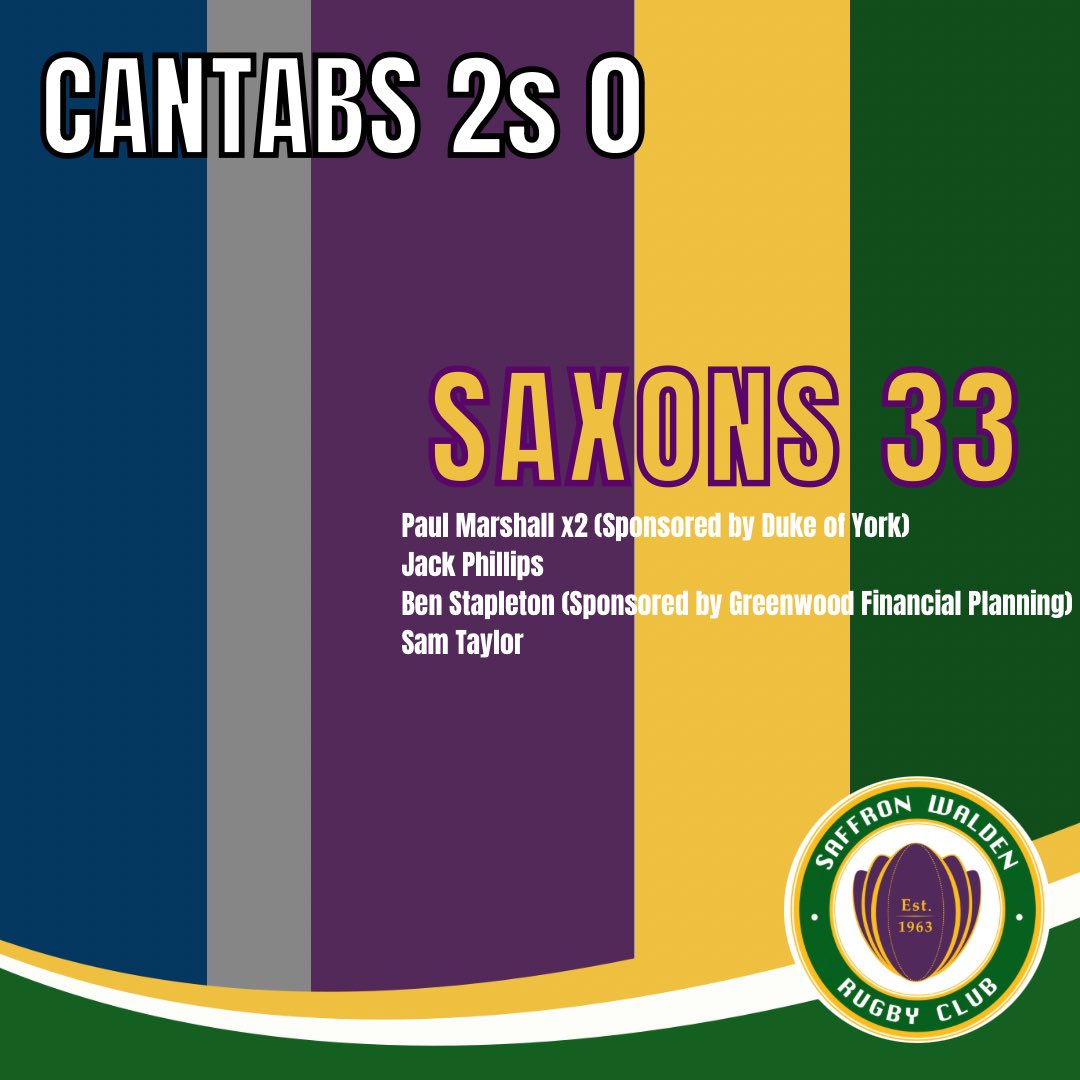 RESULTS 
.
Saxons on their way to the final…