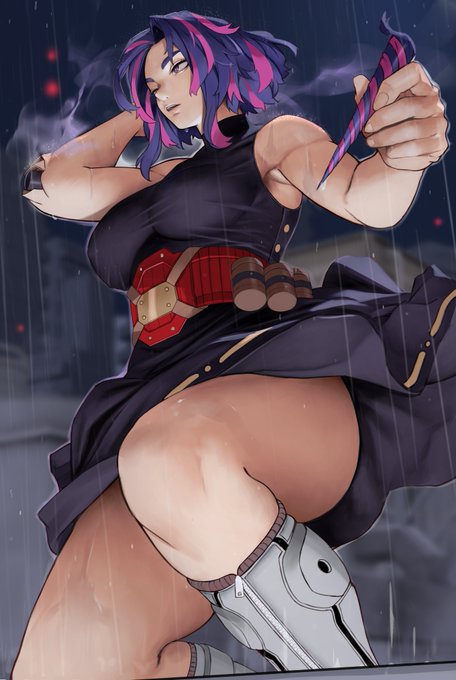 直しナガン
アニメではタイツかスパッツみたいの履いてたけど漫画では履いてるように見えないので履かせてない^^ 