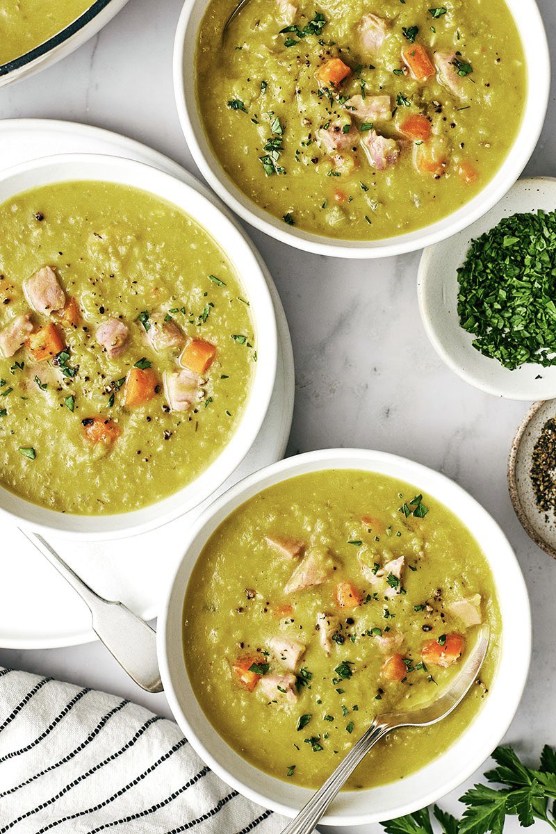 Classic Split Pea Soup - Downshiftology