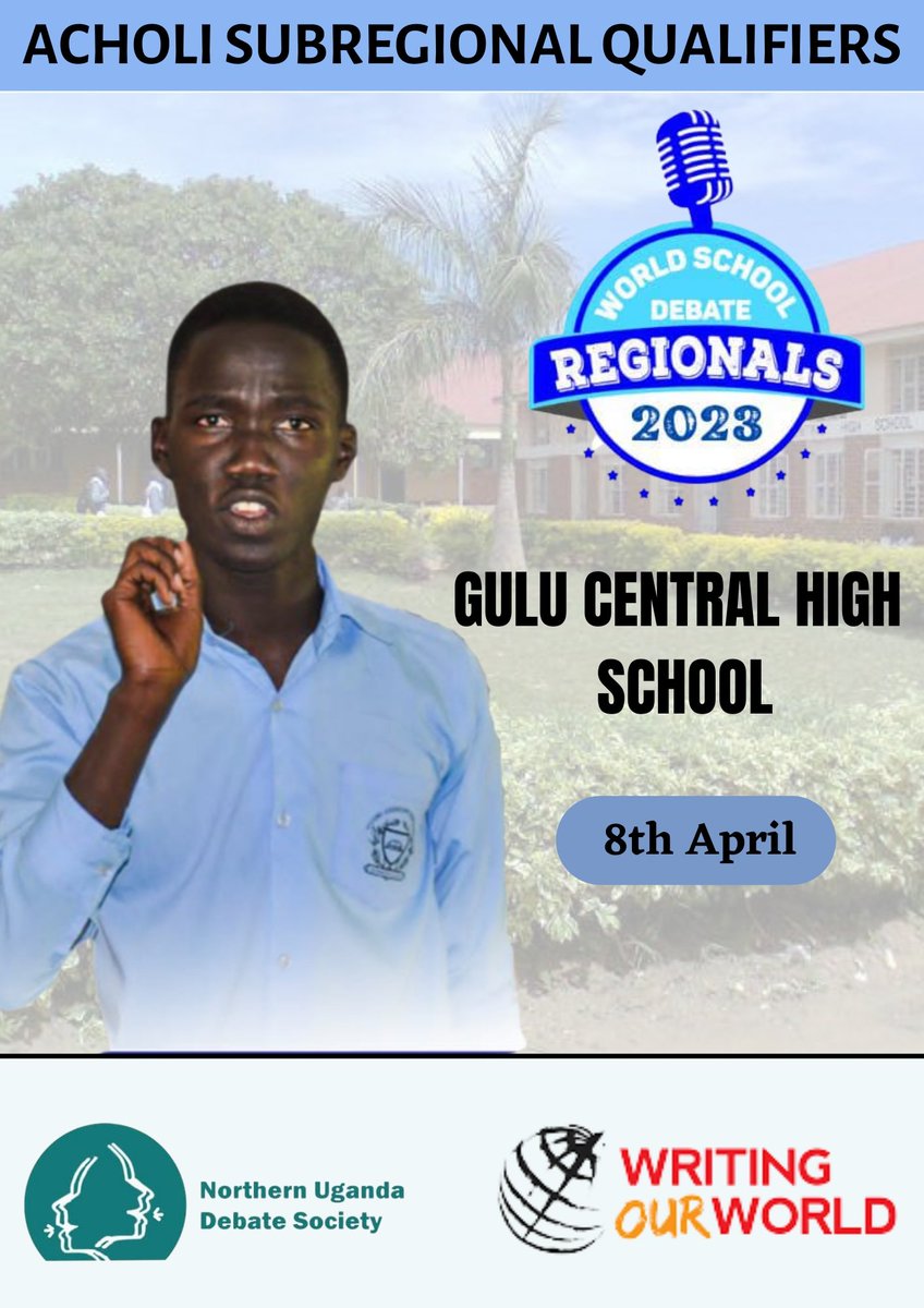 uganda_debate's tweet photo. Set a Reminder, cause the battle is on lock.
Acholi Subregion is always a joy to watch and Reason with. https://t.co/p09kXlyEfd