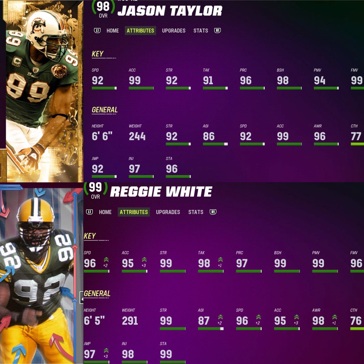 stickygorilla's tweet photo. @JoyTaylorTalks @SpeakOnFS1 you think he is good enough for the team? Idk considering he’s got to fight #ReggieWhite #Madden23 #Gaming #Competition #Respect #UltimateLegend https://t.co/GW3rcelNUF