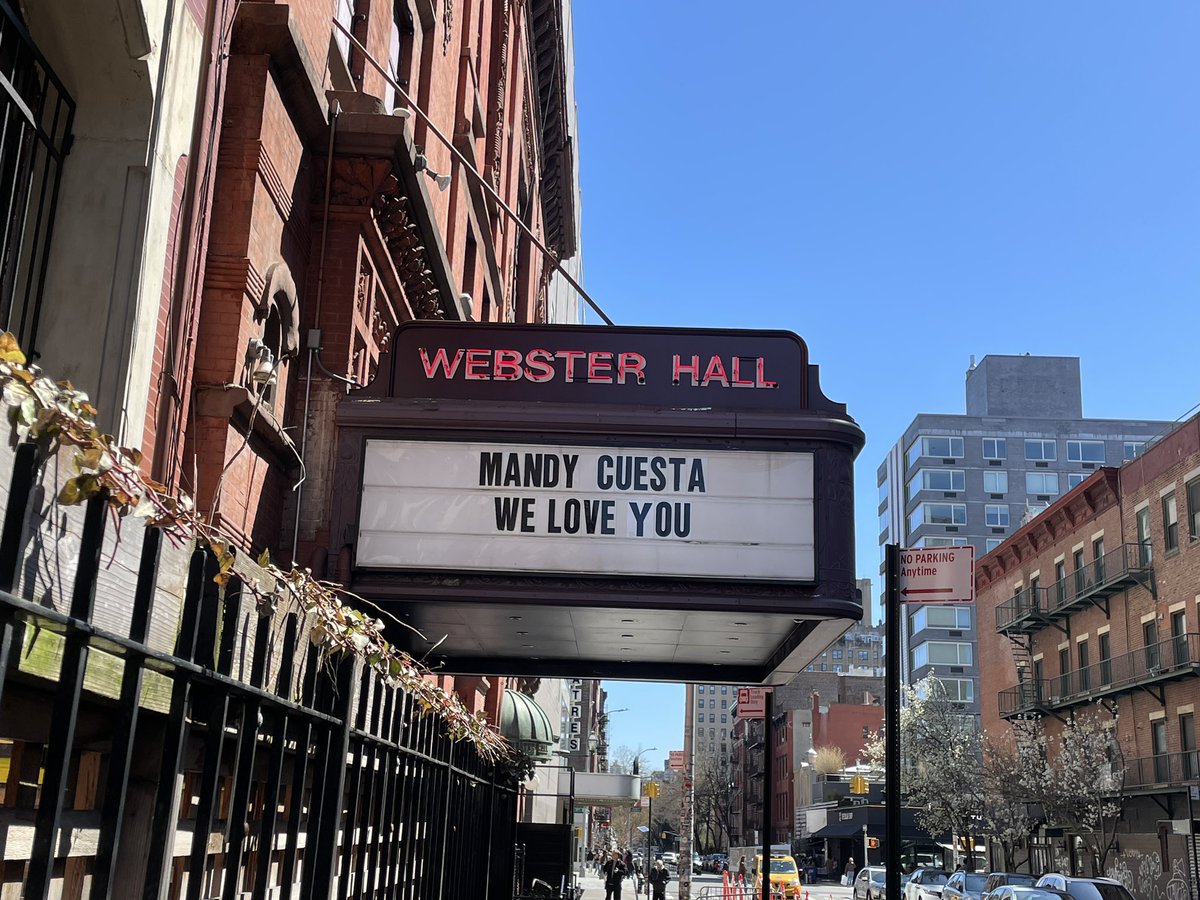 arkh4m_'s tweet photo. Love you Mandy. thanks Webster Hall 🤍 https://t.co/81TT7QBDLk
