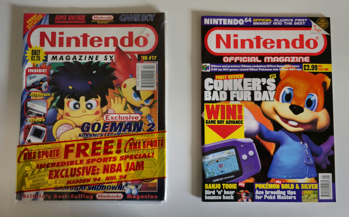 SegaMags's tweet photo. NINTENDO MAGAZINE SYSTEM & NINTENDO OFFICIAL MAGAZINE ARE HEADING TO @oll_gaming OLL '23!
NMS ONLY £4 EACH
NINTENDO OFFICIAL ONLY £3 EACH
Our DAY 2 TABLE REFRESH will see an unannounced SNES Magazine for sale. It's a pretty super one..
#oll23 #Nintendo #nintendomagazinesystem https://t.co/dpJ3knqbPY