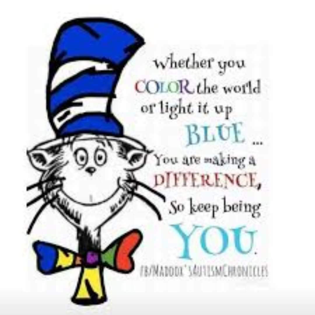 Happy World Autism Awareness Day!!! To all the kiddos that I have had the chance to work with, watching them learn and grow, they all hold a special place in my heart!❤  #worldautismawarenessday #LightItUpBlue