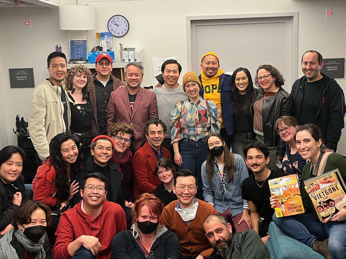 ACTSanFrancisco's tweet photo. We were so happy to have POOR YELLA REDNECKS playwright @qui_writes at the show last night! Spoiler alert...he loved it! #ACTPYR https://t.co/Tz2Wi75B2K