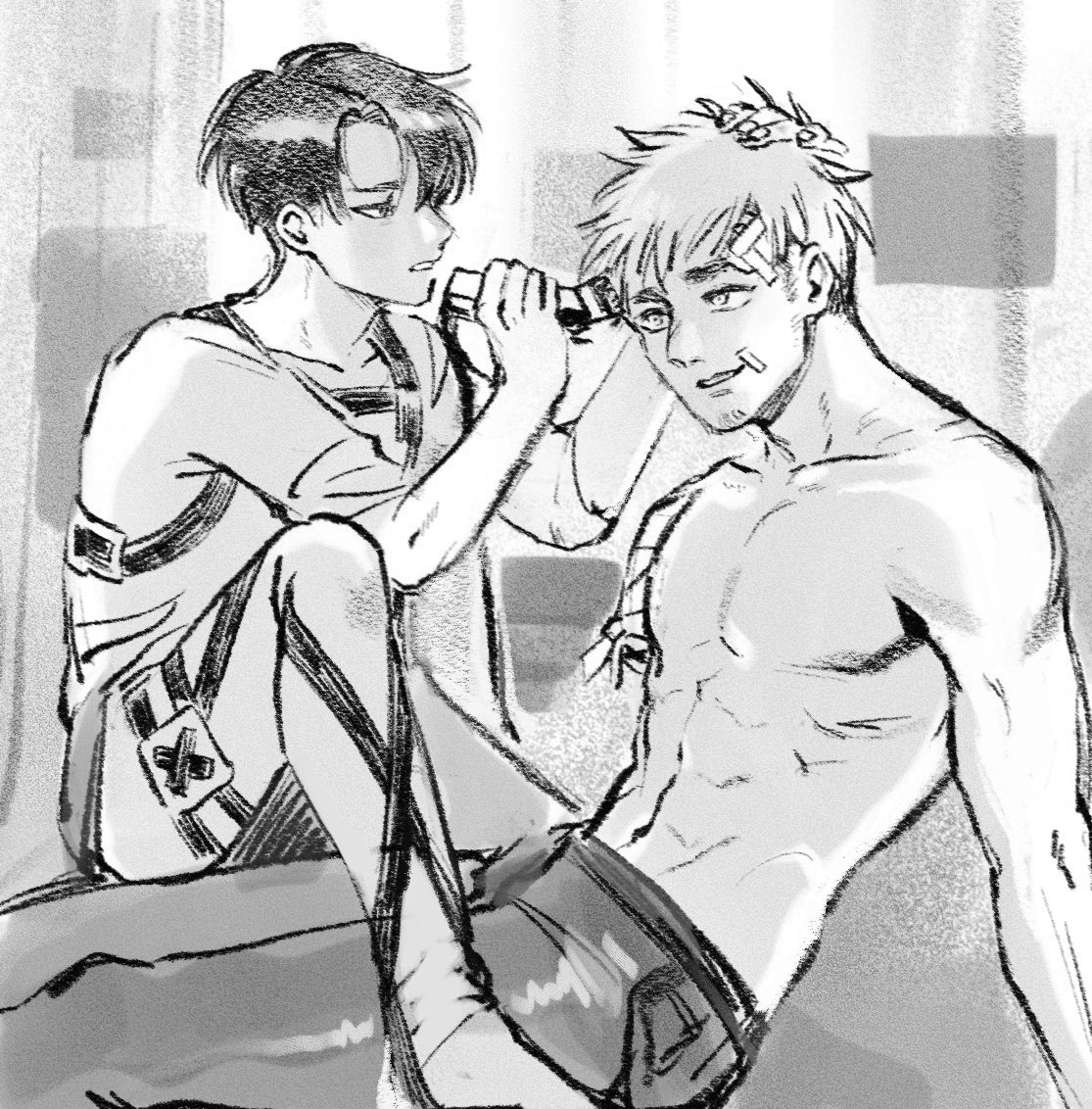 🪒✂️

#eruri #에루리 #エルリ 