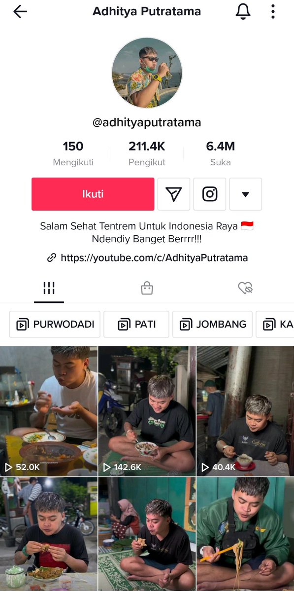 nolak dikasih gratisan, tapi ulahnya malah bisa dongkrak UMKM kuliner lokal Gunungkidulan 
tiktok.com/@adhityaputrat…