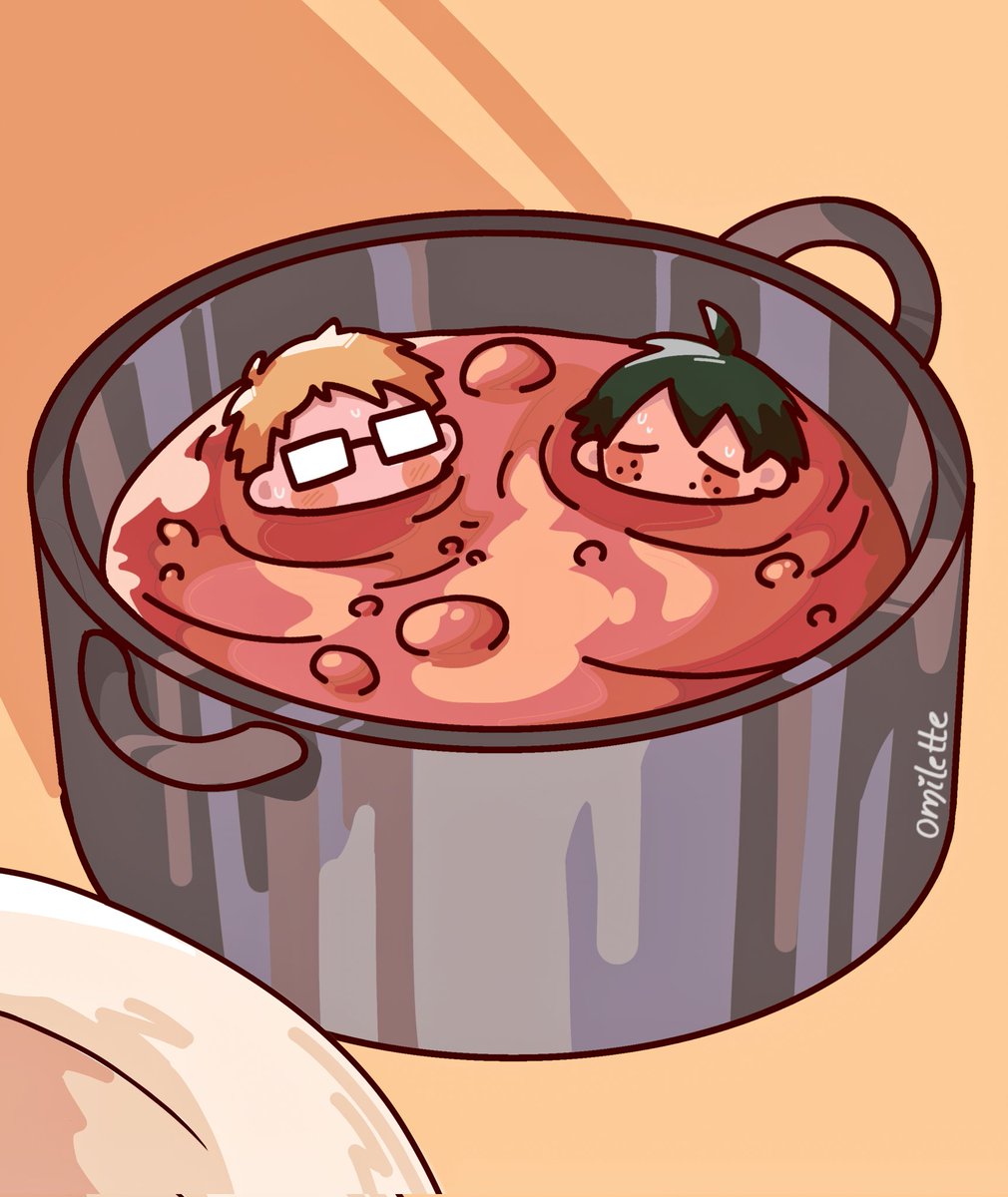 tskym on my mind again so have some soupy boys 
#tsukkiyama #Haikyuu