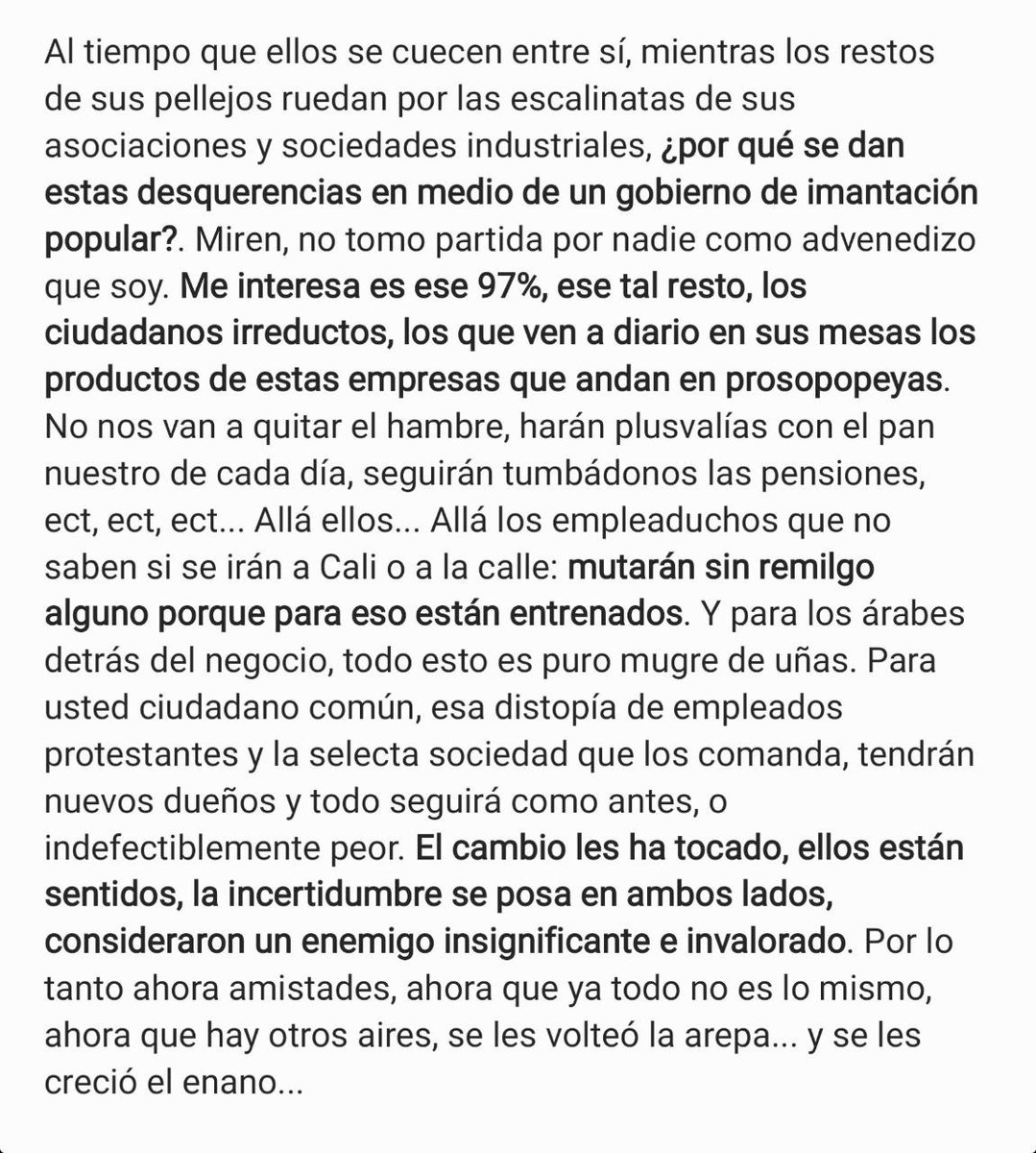 gener_usuga's tweet photo. Les dejo esta columna del compañero @VictorMarenco https://t.co/I8Wz46KzQ7