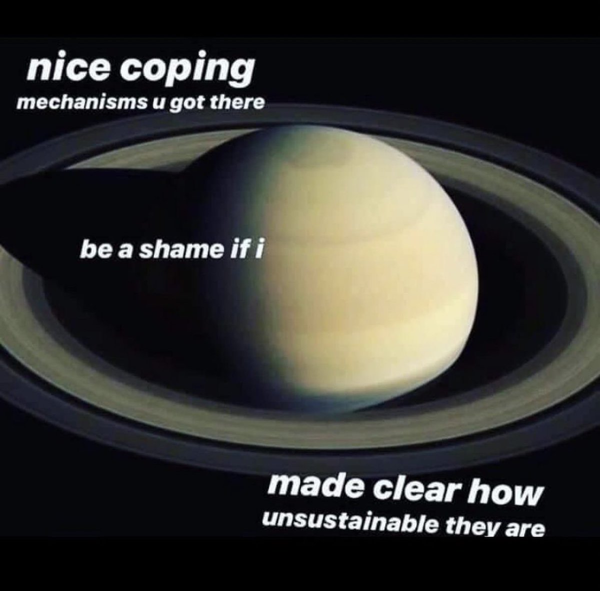 illuminiah's tweet photo. i found the perfect meme for how my saturn return has been goin lmao🩶 https://t.co/4h79fbrrTp