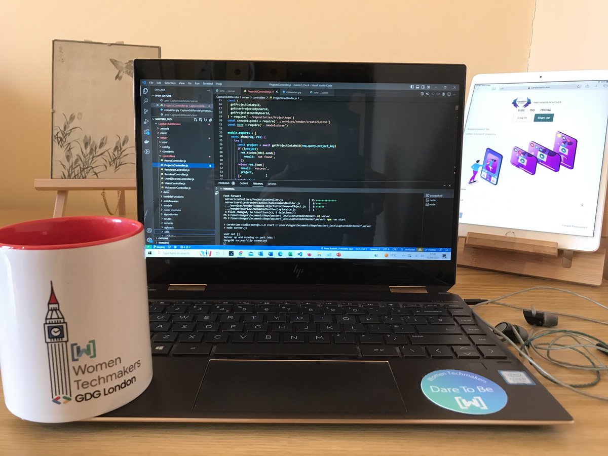 Had an amazing time talking about my start-up journey at Google HQ for  #iwdlondon23 
Many thanks to @wtmlondon_⁩ ⁦@gdg_london⁩ for all your efforts in making it so special ❤️
With mug at hand…I resume testing…
#start-upgrind #womentechmakers #daretobe