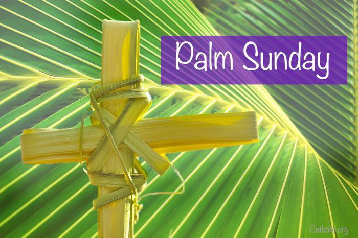 Palm Sunday is the final Sunday of Lent, the beginning of Holy Week, &amp; commemorates the triumphant arrival of Christ in Jerusalem. Jesus entered Jerusalem riding a donkey, and to the praise of the townspeople who threw palms or small branches, in front of him as a sign of homage.