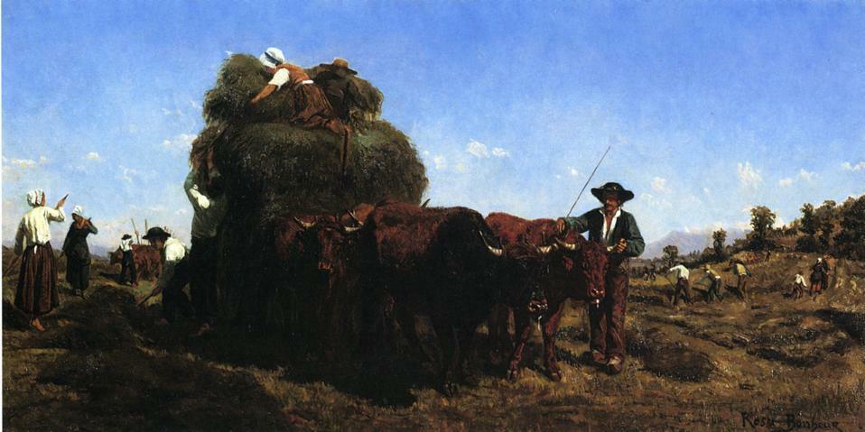 The Return from the Harvest #rosabonheur #realism wikiart.org/en/rosa-bonheu…