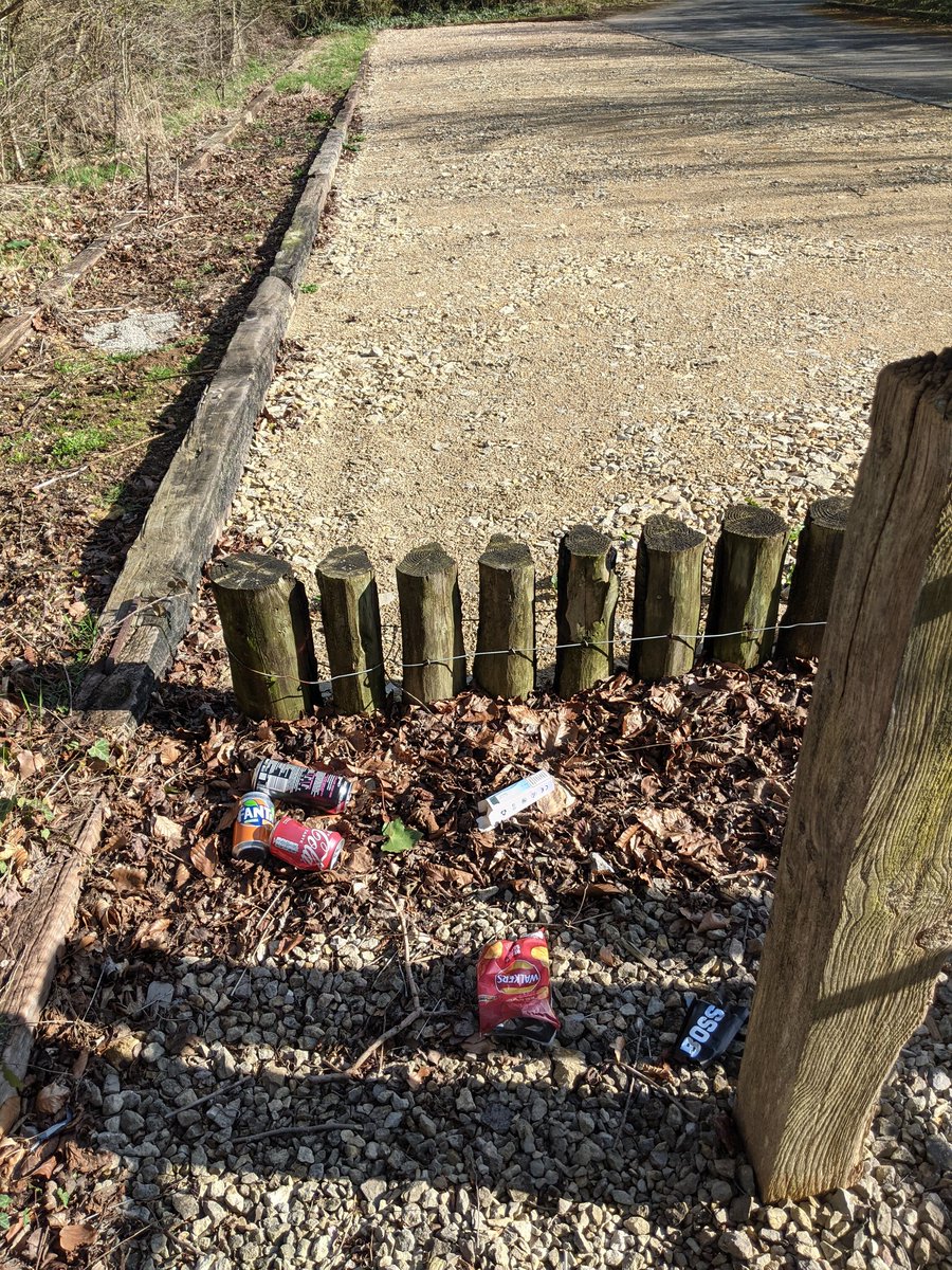 EricTorrington's tweet photo. Half a bag of #litter and a well earned hedge thrown #vape from #Coaley Peak viewing point car park. Supporting @Litter_stroud @nationaltrust @TruckersUp @LessWasteLaura https://t.co/smBqj67W10