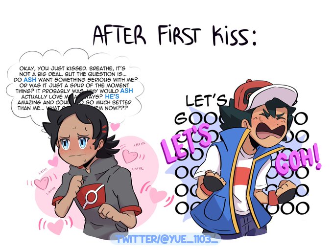 After first kiss meme 😘G: d-does this m-mean we’re b- boyfri