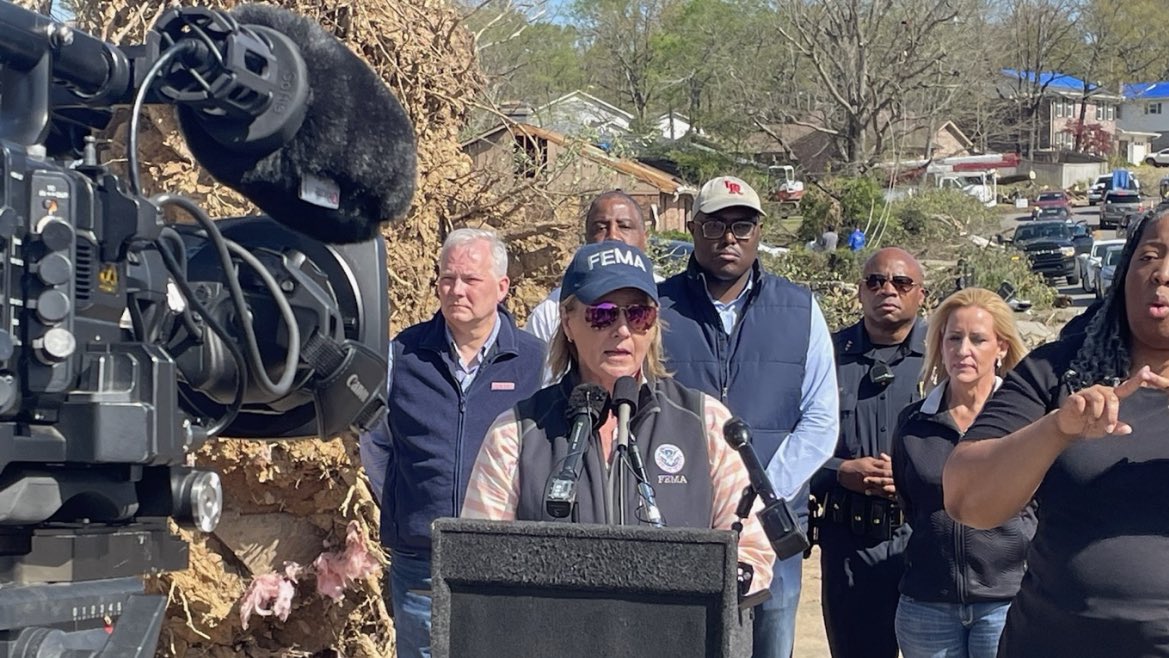 .<a href="/FEMA_Deanne/">ARCHIVED: Deanne Criswell</a> speaks with members of the press in Little Rock, Arkansas, to discuss the steps @FEMA will take to help this community recover and detail the major disaster declaration recently  approved by <a href="/POTUS/">President Donald J. Trump</a>.