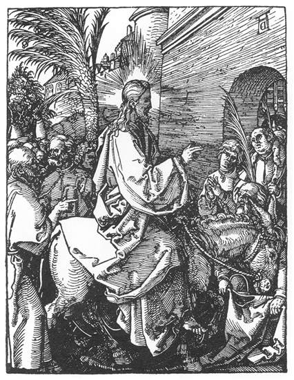 “Blessed is the king who comes in the name of the Lord!"
“Peace in heaven and glory in the highest!”

- Luke 38

Image: Christ's Entry into Jerusalem, Albrecht Durer, 1511
#palmsunday #lent #easter #heisrisen #art #christianart #holyweek #praise #faith