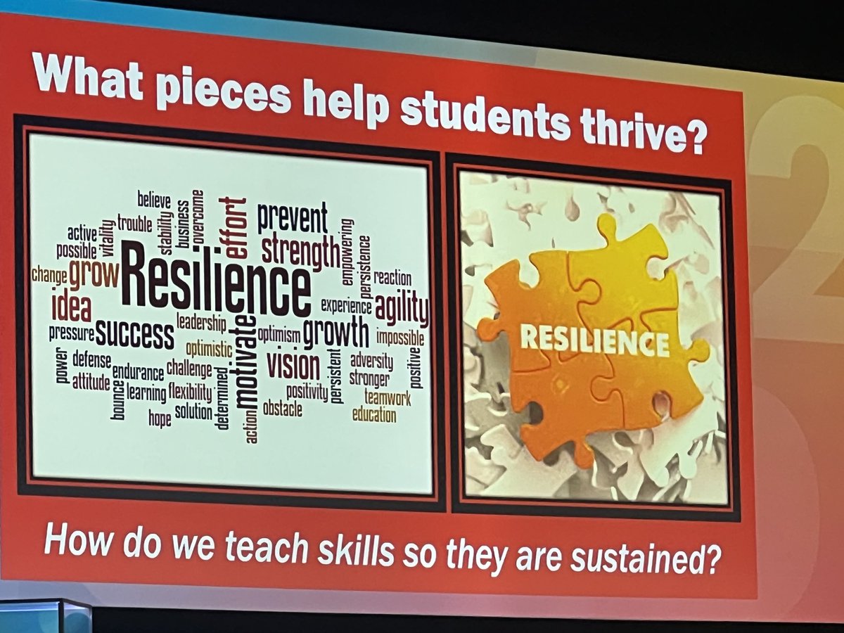 Our students’ mental health is at an all time low. ⁦⁦@micheleborba⁩ is reminding us of the tools to help students thrive ⁦@ASCD⁩ #ASCDAC2023 #Resilience #BounceBack #KidsMatter