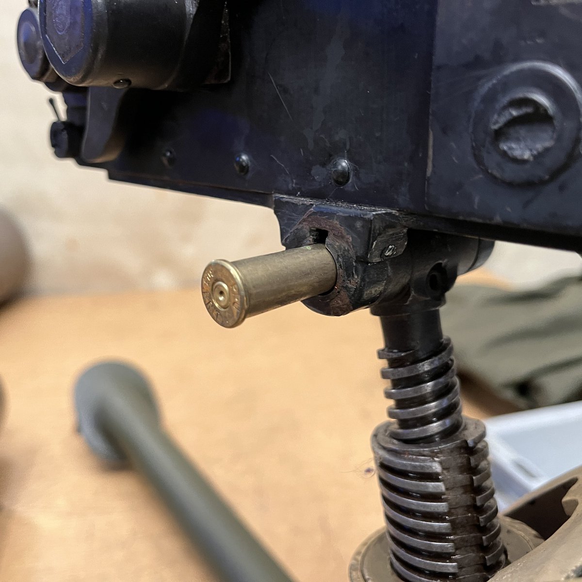 Can’t find your elevating gear fixing pin? #makedoandmend #vickersmg #rule303
