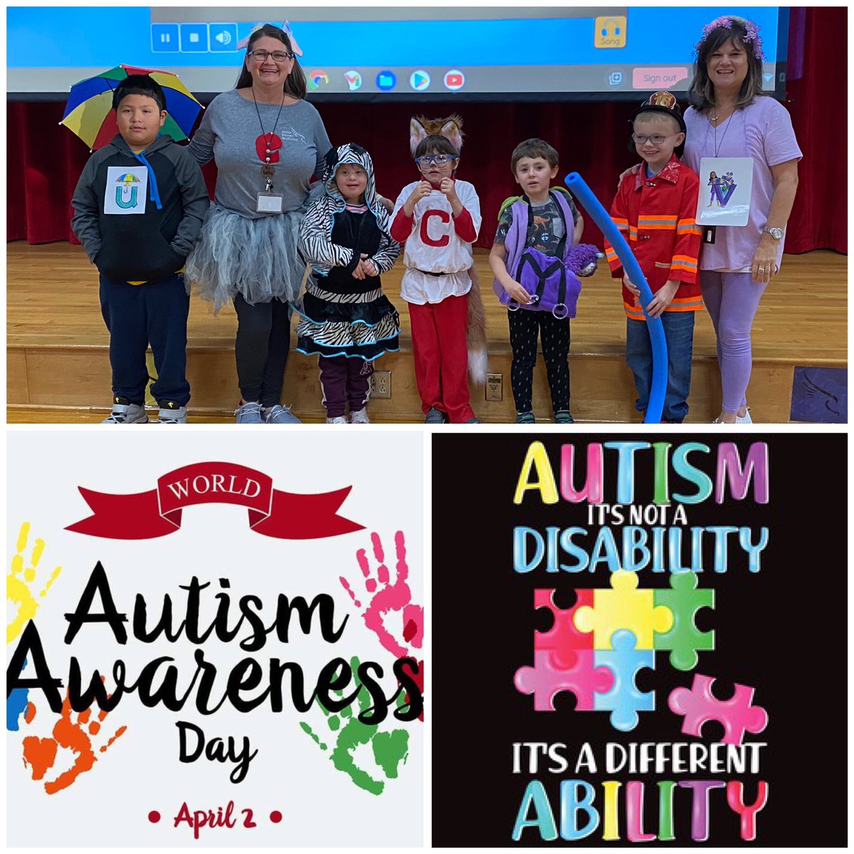 MrsMaltbyMRS's tweet photo. April is Autism Awareness Month. Today I honor some of the MANY differently-abled students that I am blessed to teach! #AutismAcceptance2023 #HereToFly @MillsRiverSch https://t.co/lyoB75qq1i