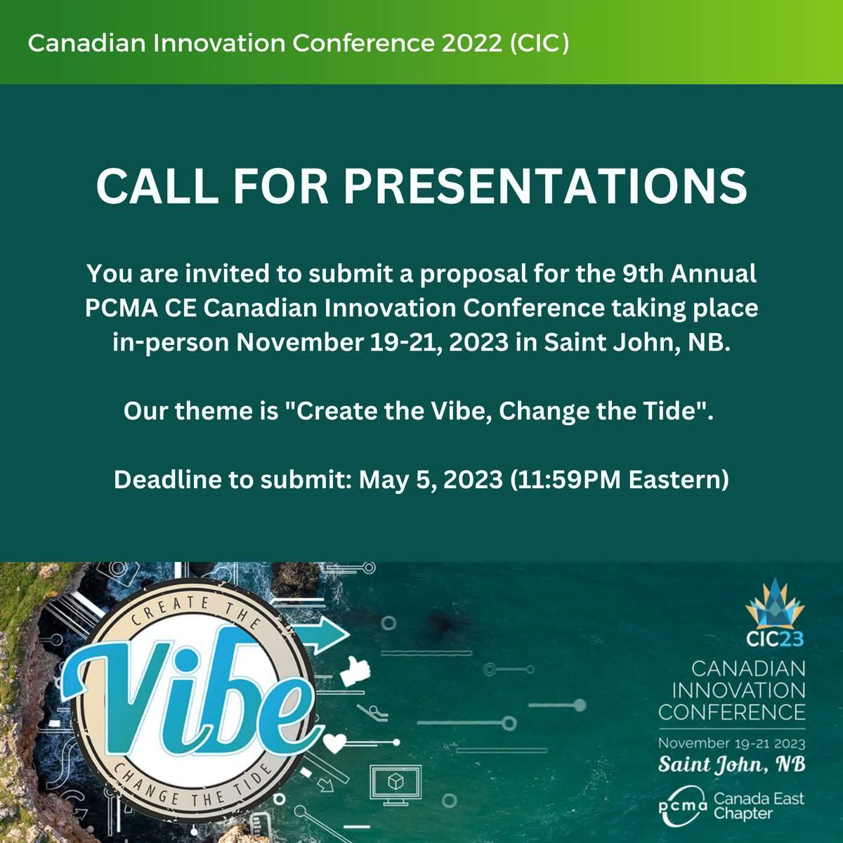Our roles in the event industry often require innovation, out of the box thinking, and collaboration and we want to hear from you! Link: buff.ly/42ZsfDU Submit your proposal before the May 5 Deadline! #PCMA #PCMACE #EventProfs #MeetingProfs