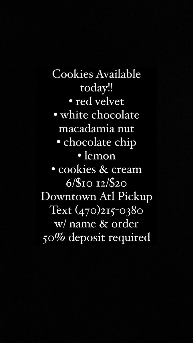 SierrasSweetLay's tweet photo. Cookies Available Today! 🍪😋
#SierrasSweetLayers https://t.co/l0QXhrk7Sr