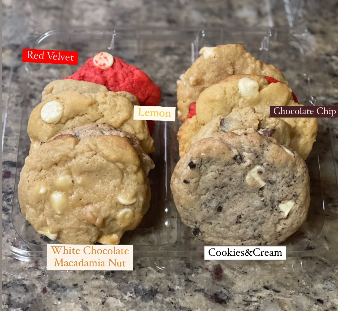 SierrasSweetLay's tweet photo. Cookies Available Today! 🍪😋
#SierrasSweetLayers https://t.co/l0QXhrk7Sr