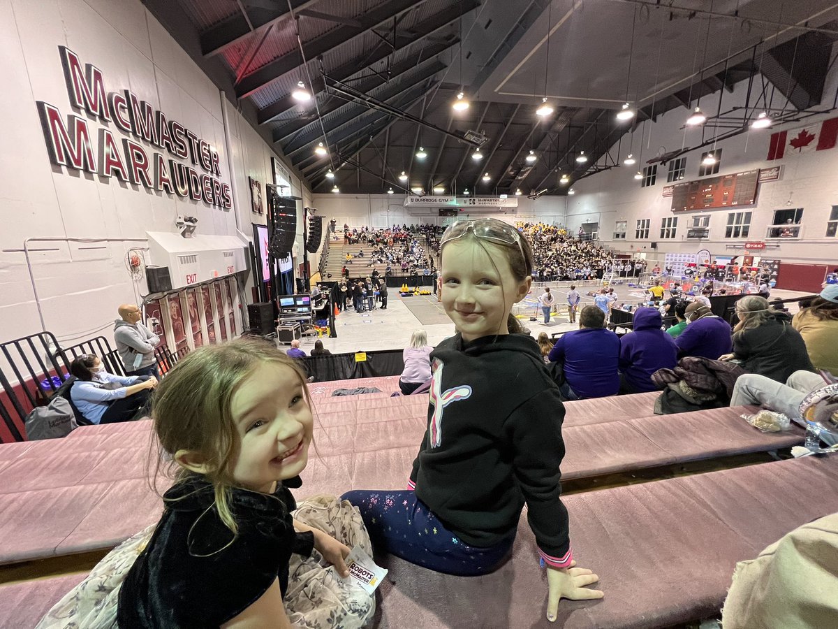 lindsay_bolan's tweet photo. 2018 vs 2023. My tiny robotics enthusiasts (and future @FRC4039 members). #firstatmac  #mcmasterfrc #firstlikeagirl @McMasterEng  @CANFIRST https://t.co/Y7BiOvEXVW