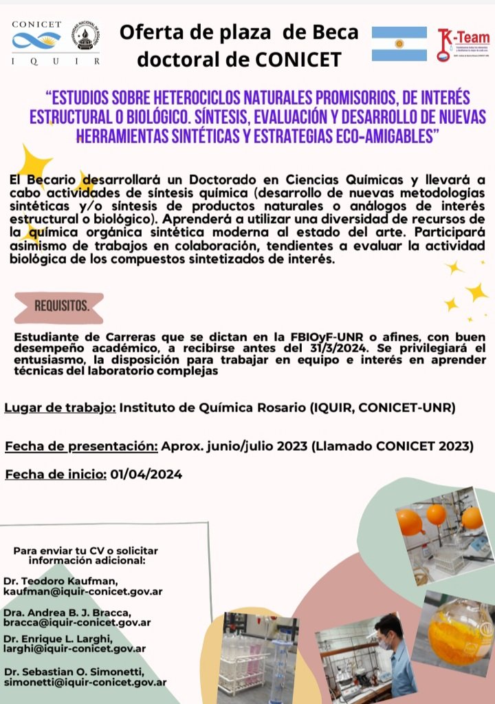 Interesados en hacer parte de nuestro equipo de investigación.

Estamos buscando candidatos para beca doctoral!!
