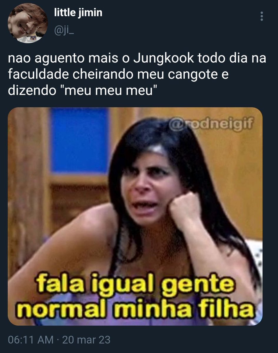 pjmjgguk's tweet photo. ❥ #jikookau ❥ — 𝕄𝕚𝕟𝕖

Onde o alfa Jungkook tenta a todo custo cortejar seu amado Jimin. 

ou

onde o humano Jimin não faz ideia do que Jungkook quer dizer com cortejar. https://t.co/gn8iJZHl22