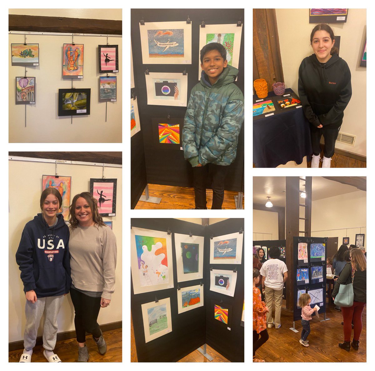 Mechanicsburg Area School District Art Show🎨 #HappyLittleArtists #ArtEducation <a href="/MMS_principals/">MMS principals</a> <a href="/MbgAreaSD/">MechanicsburgArea SD</a> #mms_encore