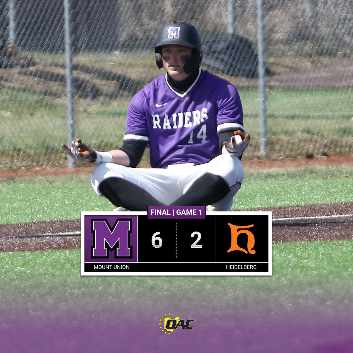 purpleraiders's tweet photo. Game one goes to the good guys. 🤘 https://t.co/Jpvis7nyCP