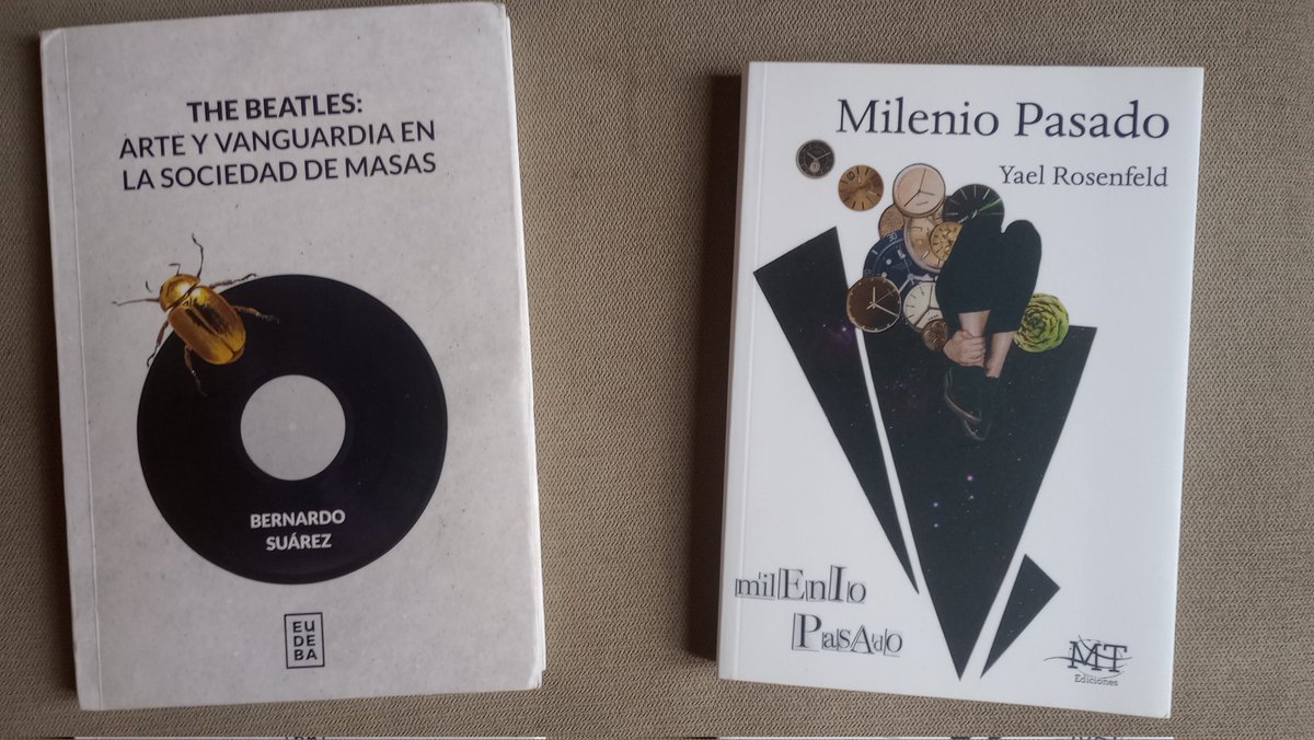 Gus_Noriega's tweet photo. ATENTI. CAMBIO DE HORARIO.
De 17 a 19, LibrosconÑ por @cnnradioarg.

Hoy, charlamos con @yaelrosenfeld, autora de Milenio Pasado, y hablamos de los Beatles con Bernardo Suárez. https://t.co/yqvXLZoLOv
