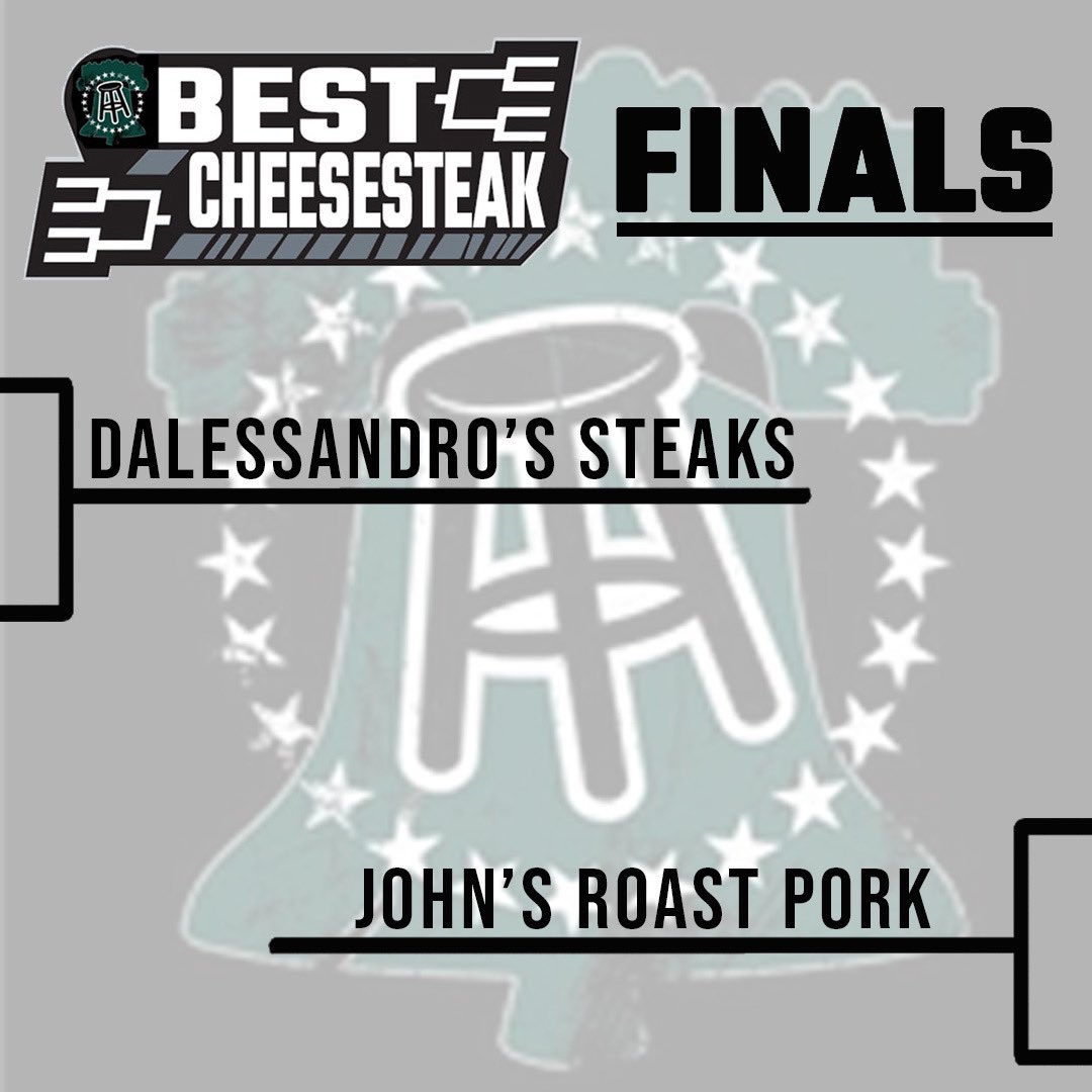 BarstoolPhilly's tweet photo. 2023 #BestCheesesteak Bracket Finals https://t.co/mOp1gSzsTk