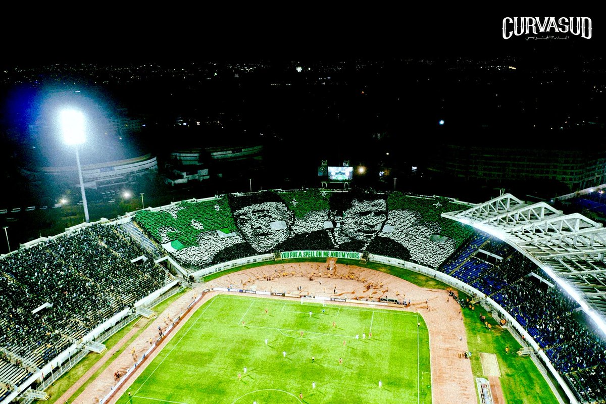 Rgreenthoughts's tweet photo. Stunning choreography by Raja Casablanca supporters 🧙🏻‍♂️🪄 https://t.co/tedUoHrhip