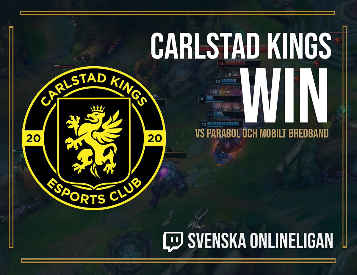 RIVALSLEAGUELOL's tweet photo. Supersöndagens första match är över där @CarlstadKings tog viktiga poäng i mötet mot #ParabolOchMobiltBredband i division 2 ⚔

🕖 19:30 #FrittFall 🆚 #ExtraGoodGamers
📺 https://t.co/zpBD6tZa2O…
🎙 @Piddenamnam &amp; @ZzleeperJR 

#SOLS6 https://t.co/nSuZQATdLc