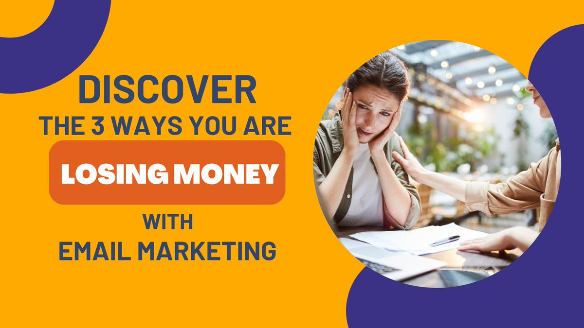 It's easy to lose money with email marketing especially if you are not confident in what you are setting up. Plug these THREE holes here: swiy.io/Awlx #emailmarketing #womeninbusiness