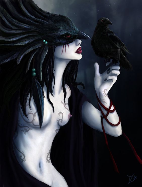 Lucifera4ever's tweet photo. #Crows are a girl´s best friend. https://t.co/HUgIDZPy0x