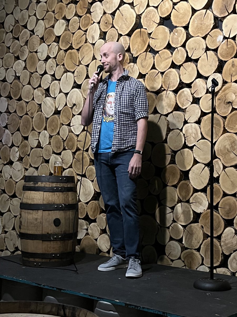 bmgbrewcrew4's tweet photo. 4/3/2015. Tomorrow, it will be 8 years since I did my first open mic. Thank you to my beautiful wife Addy for always believing in me and coming to more shows than I can count just to support me. Thank you to my Mom and Dad for always standing in my corner. https://t.co/DrTUnvfomG