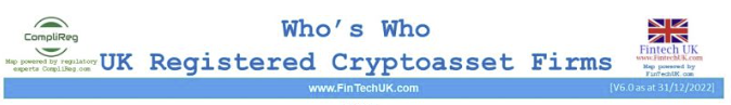 Oakeslaw's tweet photo. Meet the 41 UK FCA registered #cryptoasset firms appearing on Version 6 of the @FinTechUK_HQ & @CompliReg #CryptoMap. Version 6 of the Map was issued yesterday, 1st April 2023.
https://t.co/L7EWgPrXdL https://t.co/TyoWyFyitg
