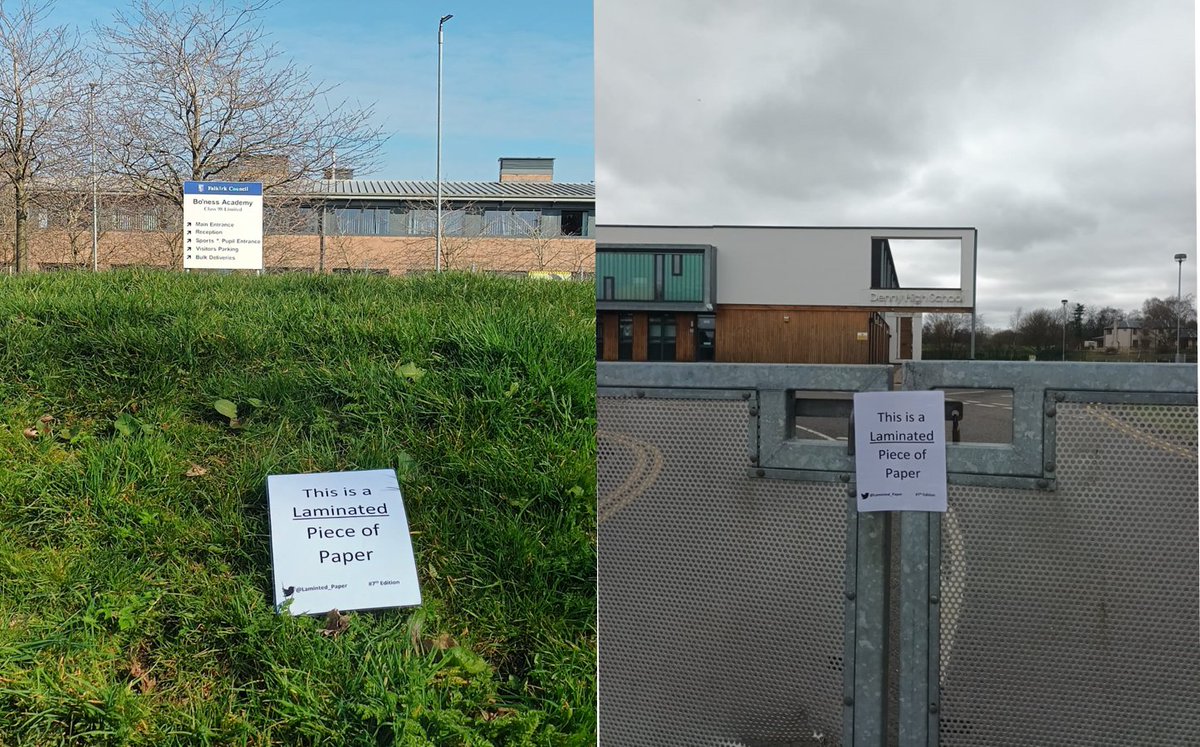 Laminted_Paper's tweet photo. I've been very busy this weekend!

A small preview of what's to come after the easter holidays!... 😅

Wonder what I'm up to?...🤔

@LarbertHigh #laminatedpaper https://t.co/2Fhj1Wmpku