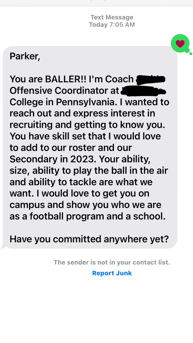 Presidenial6ix's tweet photo. Thankful for the messages I receive like this, lord knows how grateful I am to be in this position today.
#NotSigned #VerbalCommittVUL
#Recruitment100open #DB #Juco https://t.co/AAh3kDvEml