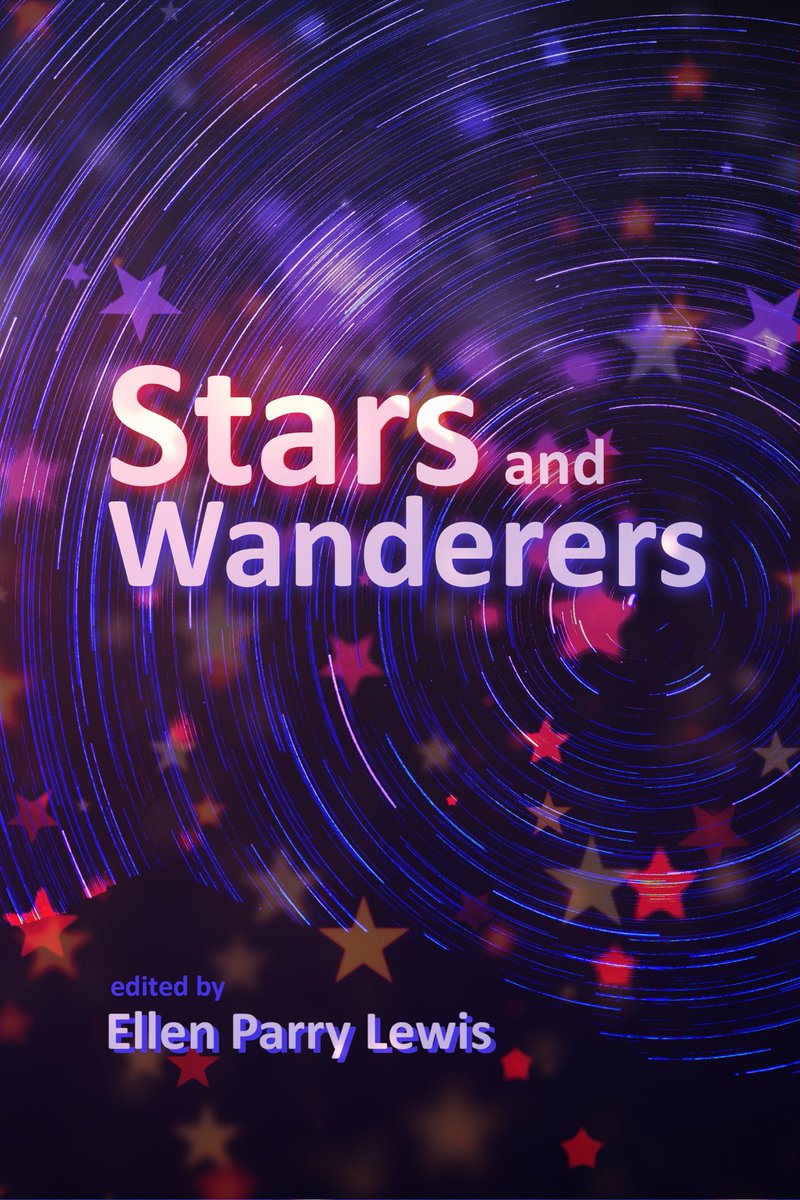 Metal_Lunchbox's tweet photo. Cover reveal for a new science fiction/fantasy short story anthology “Stars and Wanderers” edited by @EllenParryLewis from @Metal_Lunchbox. Release date is 4/22/23! #cover #scifi #bookcover https://t.co/J7ie0BlhyV