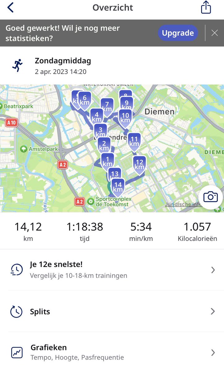 Danny__1489's tweet photo. Geen #gaeaja in het uitvak vandaag (weinig aan gemist begreep ik ๐ซ ), maar 14 km voor het goede doel gelopen en boven verwachting een aardige tijd voor mโn eerste 10+ km-loopje ๐ช๐ป #14krun https://t.co/2DZeCcrIV7