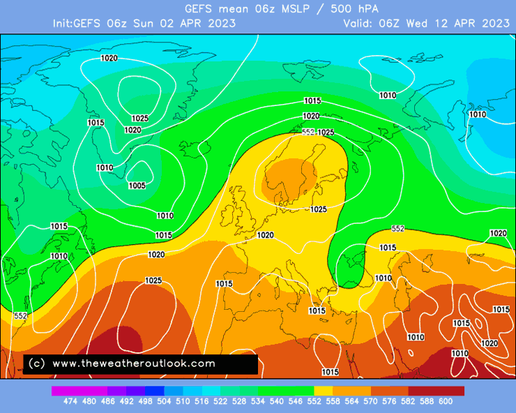 TheWeatherOutlook on Twitter "14 day UK weather forecast Often dry and settled weather Issued