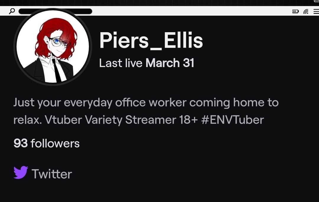 It's weird to think I'm this short time I've been streaming I'm already 7 away from 100 followers.