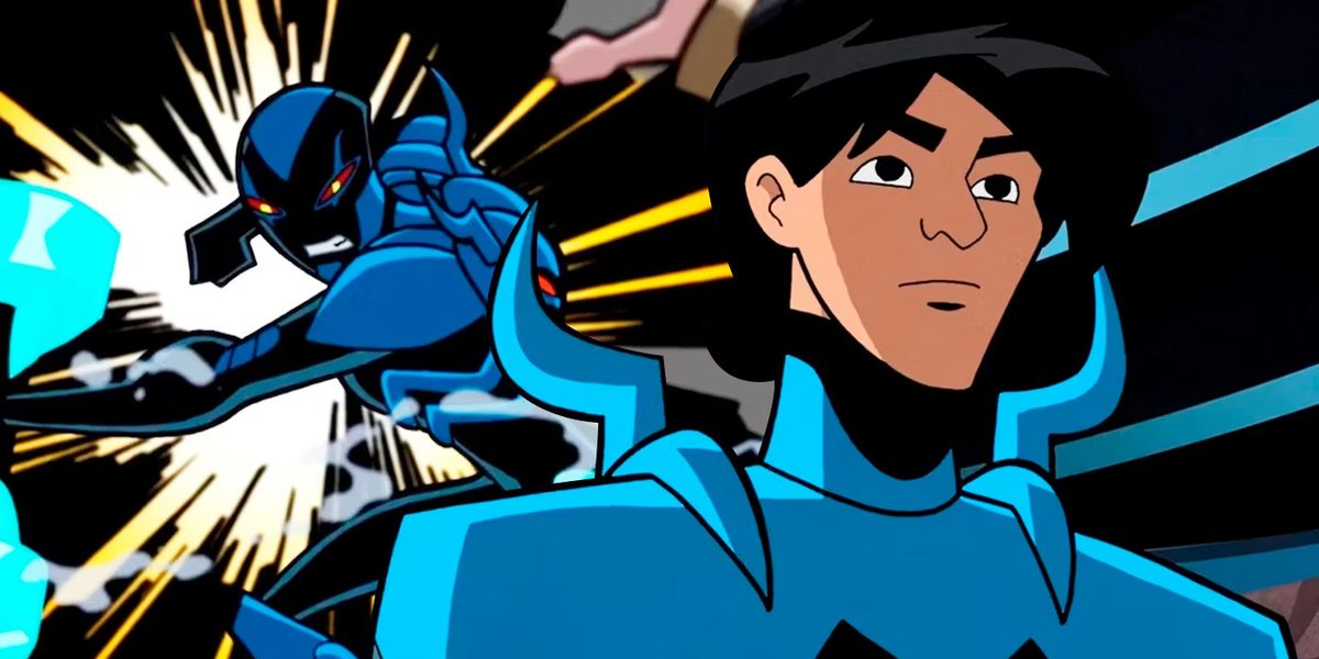 Wozniat's tweet photo. For a character that was introduced in 2006 Jaime's Blue Beetle sure has made the rounds https://t.co/OxgoOeCt9Z